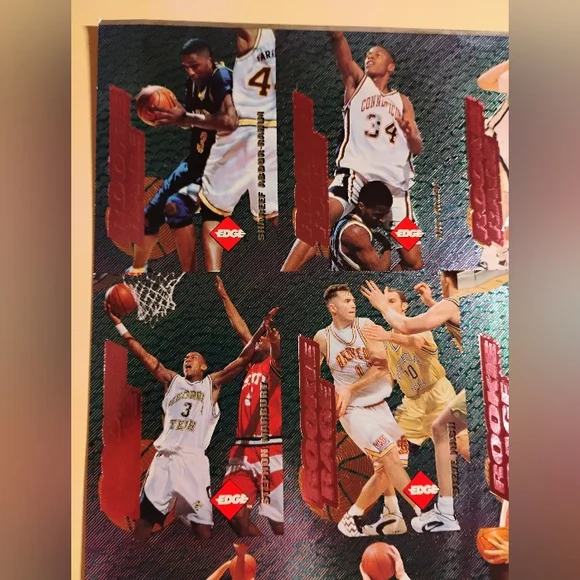 1996 Collectors Edge Rookie Rage Uncut Sheet! - Picture 2 of 12